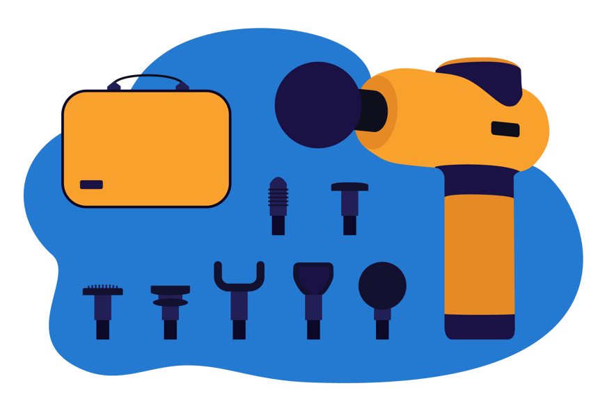 Massage gun set
